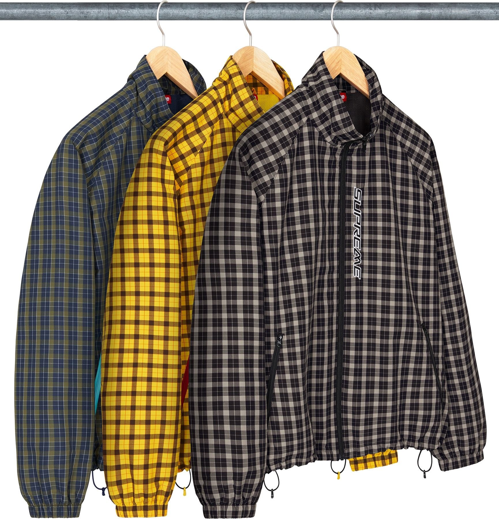 Plaid Track Jacket